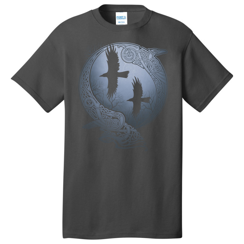 Odin's Ravens Basic T-shirt by trokeryth | Artistshot