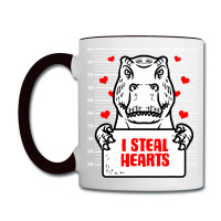 Dinosaur Valentines Day Kids I Steal Hearts Trex Coffee Mug | Artistshot