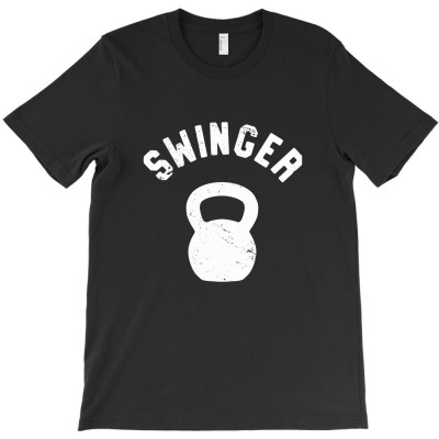 Swinger, Funny Kettlebell Workout Pun T-shirt Designed By Diegomicel