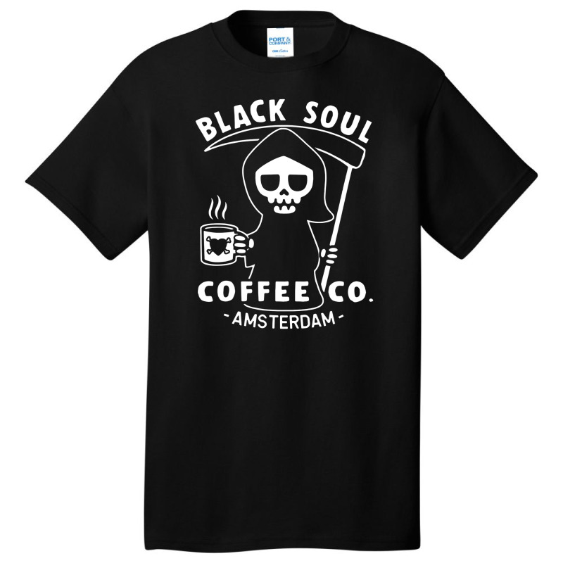 Amsterdam Black Soul Cafe Basic T-shirt by trasheatercomicsart | Artistshot