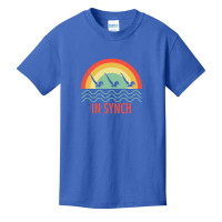 Womens Retro In Synch Synchronized Swimming Swimmer Athlete T Shirt Basic Youth T-shirt | Artistshot