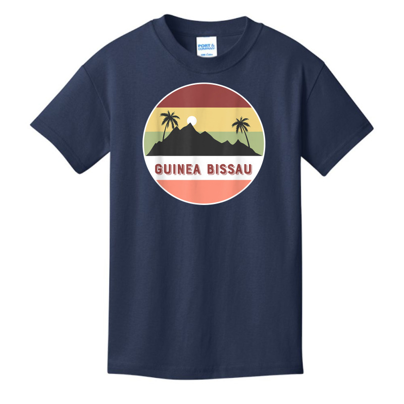 Guinea Bissau Mountain And Palms T Shirt Basic Youth T-shirt | Artistshot