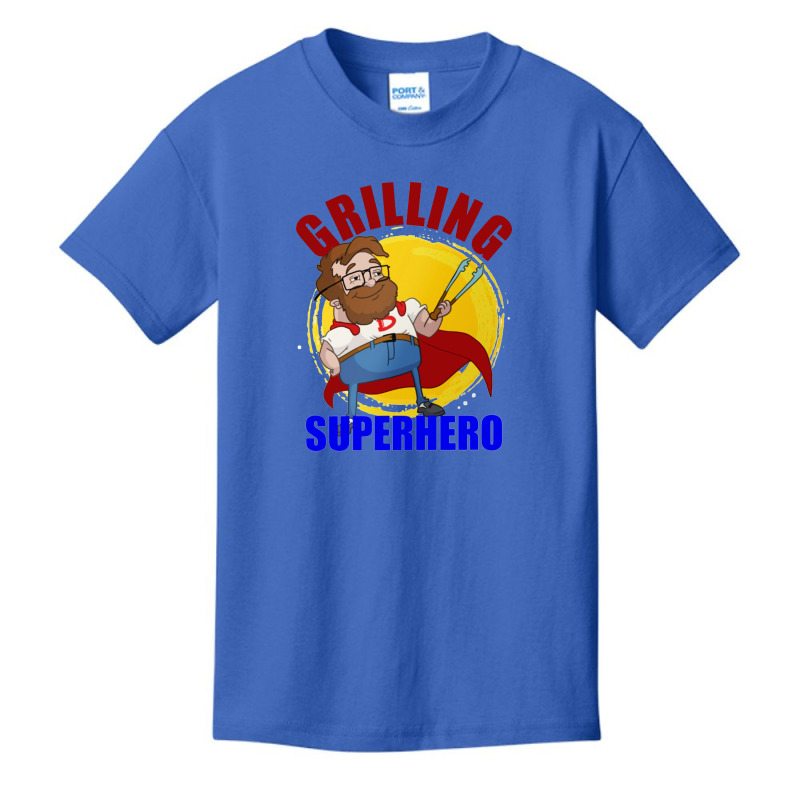 Grilling Superhero Basic Youth T-shirt | Artistshot