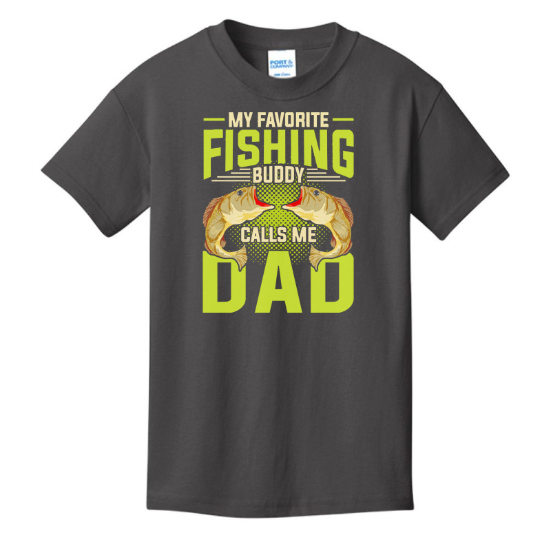 Fishing T  Shirt Fisherman Fathers Day Angling Fish Funny Dad Fishing Basic Youth T-shirt by cardinalsmelt | Artistshot