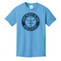 Long Beach Island New Jersey Nj Vintage Boat Anchor & Oars Raglan Base Basic Youth T-shirt | Artistshot