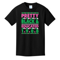 Pretty Black And Educated J15 Founder's Day Aka Women T Shirt Basic Youth T-shirt | Artistshot