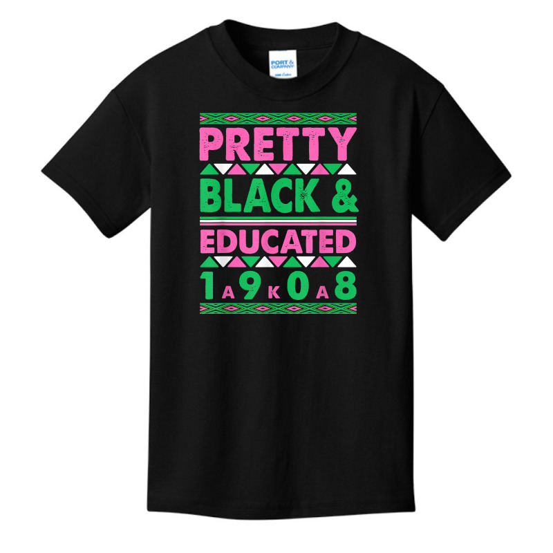 Pretty Black And Educated J15 Founder's Day Aka Women T Shirt Basic Youth T-shirt | Artistshot