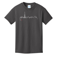 Paris Eiffel Tower Panorama Souvenir T Shirt Basic Youth T-shirt | Artistshot