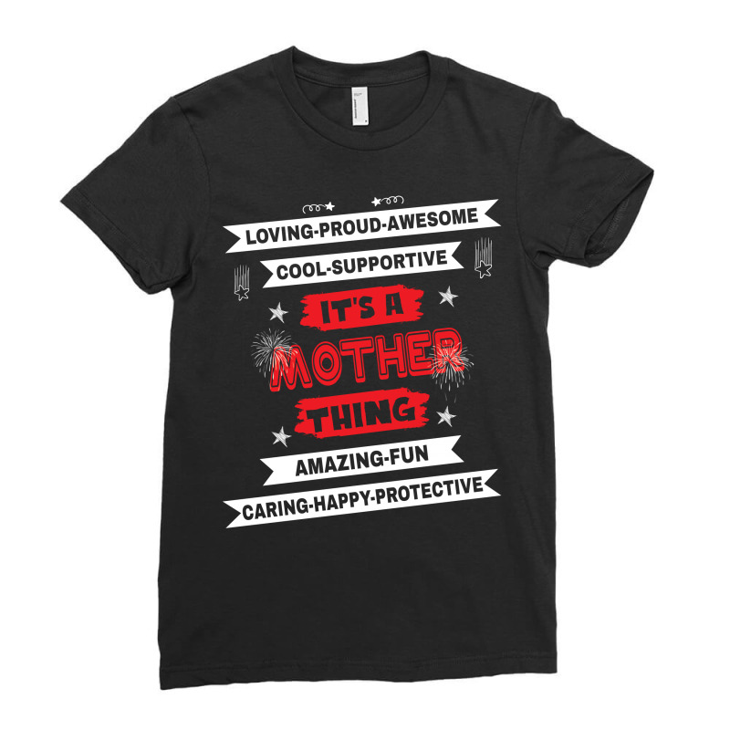 It's A Mother Thing Ladies Fitted T-Shirt by SabriAcar | Artistshot