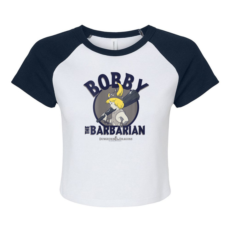 Womens Dungeons & Dragons Bobby The Barbarian V-neck Raglan Crop Top by hotoancuong | Artistshot