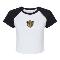 The Lament Configuration (aka Hellraiser Puzzle Box) Gift Raglan Crop Top | Artistshot