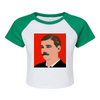 Bat Masterson-i63t7 Raglan Crop Top | Artistshot