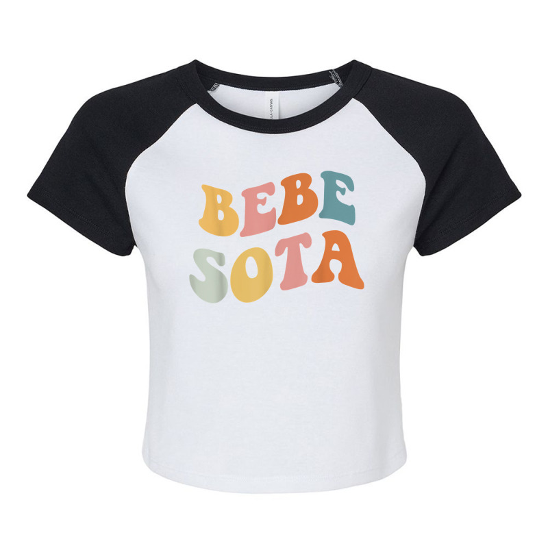 Bebesota Latina Trendy Conejo Malo T Shirt Raglan Crop Top by cm-arts | Artistshot