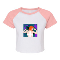 Leeloo And The Machines Raglan Crop Top | Artistshot