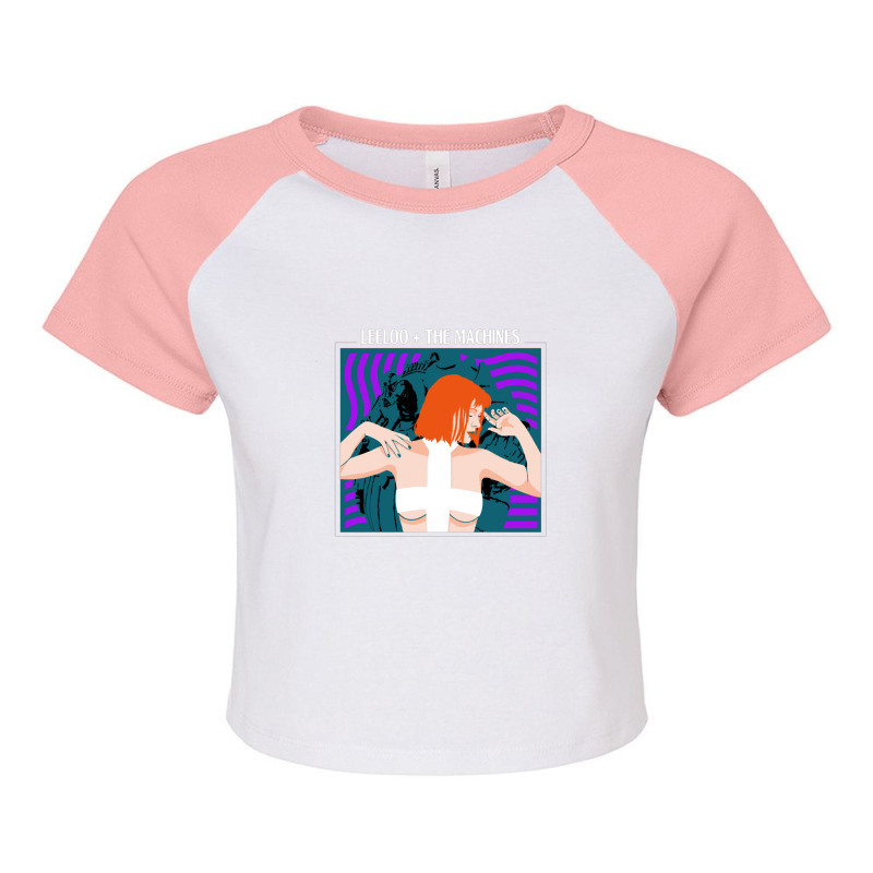 Leeloo And The Machines Raglan Crop Top by cm-arts | Artistshot