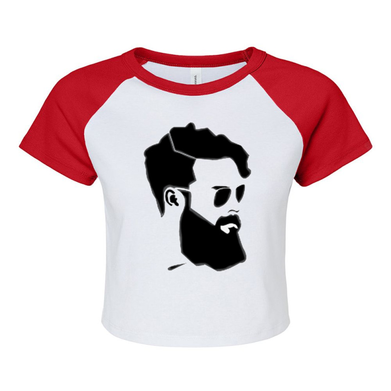 Tovino Thomas Essential Raglan Crop Top by RILEYALLEN | Artistshot