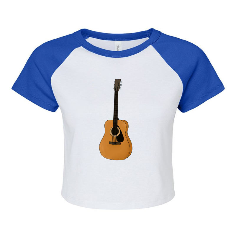 Guitar Instrument Music Raglan Crop Top by JAMESDSHARP | Artistshot