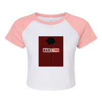 Hadestown Carnation Black Raglan Crop Top | Artistshot