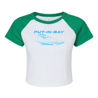 Putinbay South Bass Island Ohio Party Cove Boating Skiing Raglan Crop Top | Artistshot