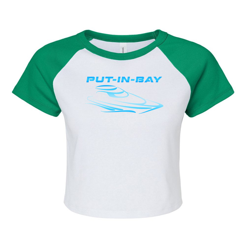 Putinbay South Bass Island Ohio Party Cove Boating Skiing Raglan Crop Top by home12 | Artistshot