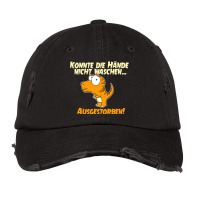 Funny Sarcasm Pandemic Biohazard Dinosaur Slogan Vintage Cap | Artistshot