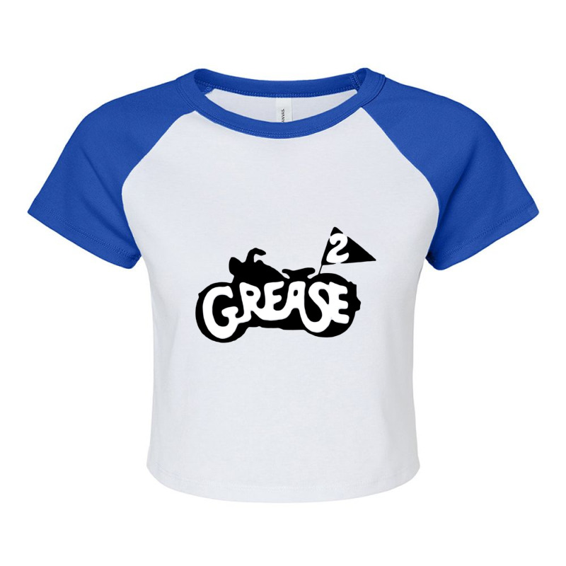 Grease 2 Raglan Crop Top by cm-arts | Artistshot