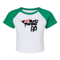 Toxic Twins Classic Raglan Crop Top | Artistshot