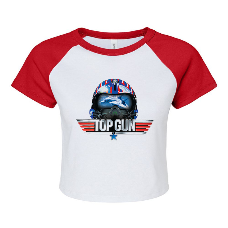 Rooster Top Gun Movie Raglan Crop Top by ngopidu | Artistshot