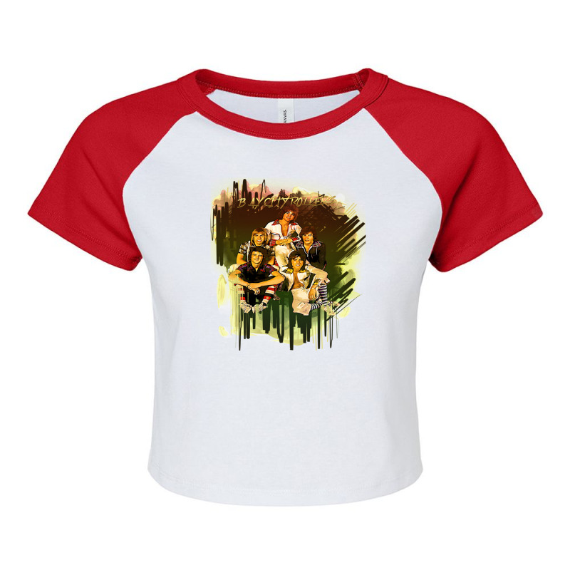 People Call Me Bay City Rollers Retro Vintage Classic Raglan Crop Top by MichelleSturman | Artistshot