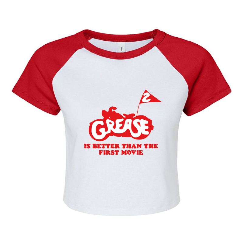 Grease 2 (3) Raglan Crop Top by cm-arts | Artistshot