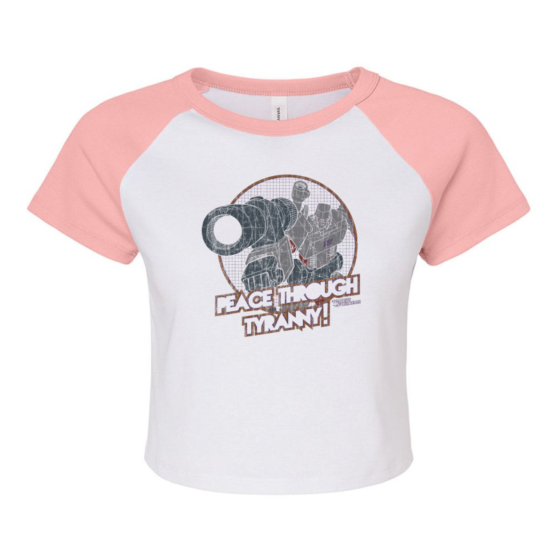 Us Transformers Megatron Badge Tyranny 01 H Raglan Crop Top by PhamThinh | Artistshot