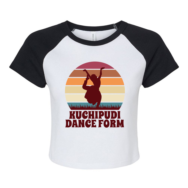 Kuchipudi - Al Dance Raglan Crop Top by cm-arts | Artistshot