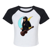 Two Moon Raglan Crop Top | Artistshot