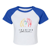 Imagine John Raglan Crop Top | Artistshot