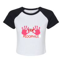 Pedophile Raglan Crop Top | Artistshot