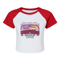 Rugrats Angelica This Is How I Roll Raglan Crop Top | Artistshot