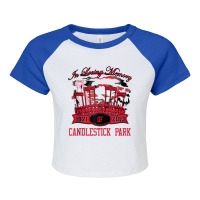 In Loving Memory Of Candlestick Park San Francisco Tank Top Raglan Crop Top | Artistshot