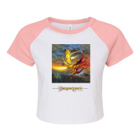 Dragonlance Legend Of Huma Artwork Raglan Crop Top | Artistshot