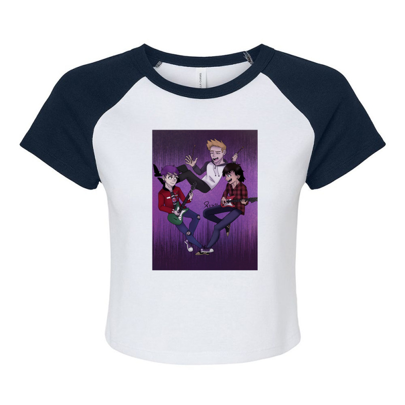 Music Time Raglan Crop Top by BelindaMcdaniel | Artistshot