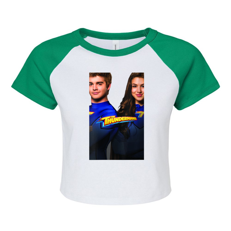 Womens The Thundermans Group Shot Poster V-neck Raglan Crop Top by cm-arts | Artistshot