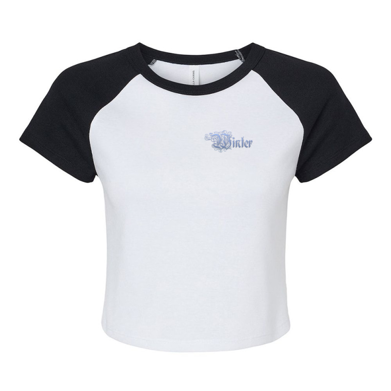 Winter Raglan Crop Top by LandynErickson | Artistshot