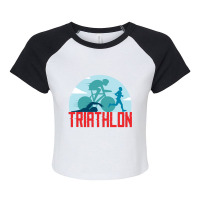 Triathlon Raglan Crop Top | Artistshot