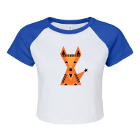 Little Fox, Foxy, Animal, Autumn, Forest, Wild Raglan Crop Top | Artistshot