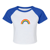 Over The Rainbow Raglan Crop Top | Artistshot