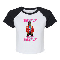 Just Beat It! Raglan Crop Top | Artistshot