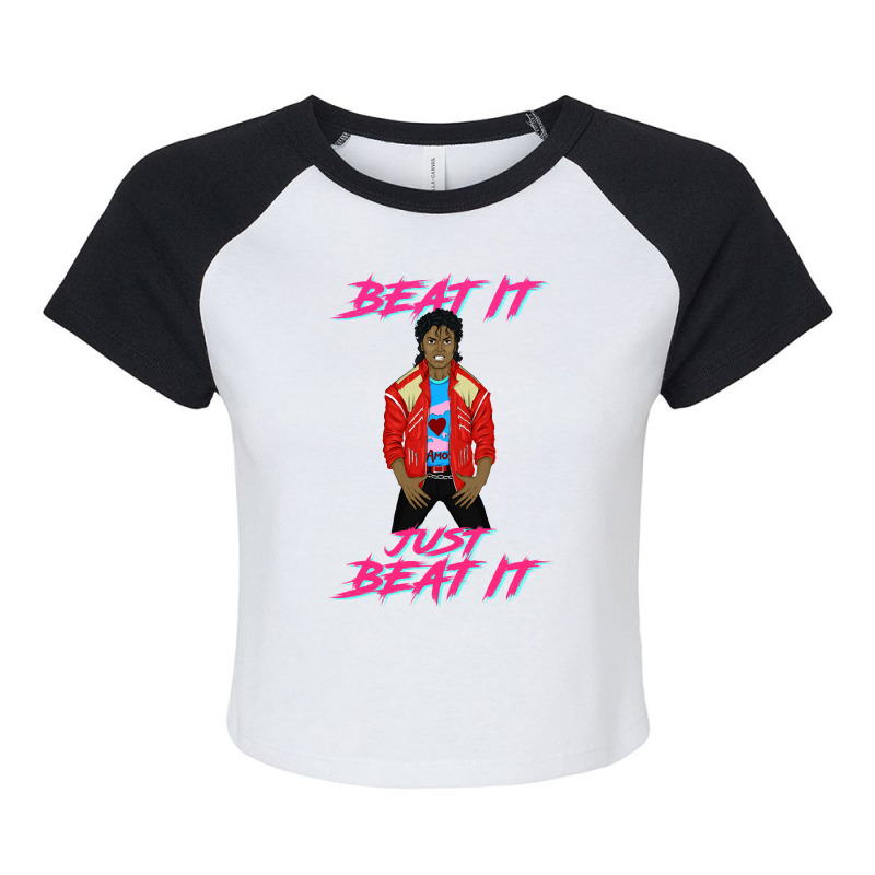 Just Beat It! Raglan Crop Top by Konlasa6638 | Artistshot