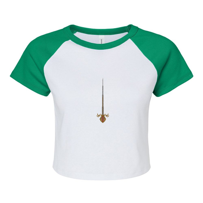 Royal Rapier Raglan Crop Top by BelindaMcdaniel | Artistshot