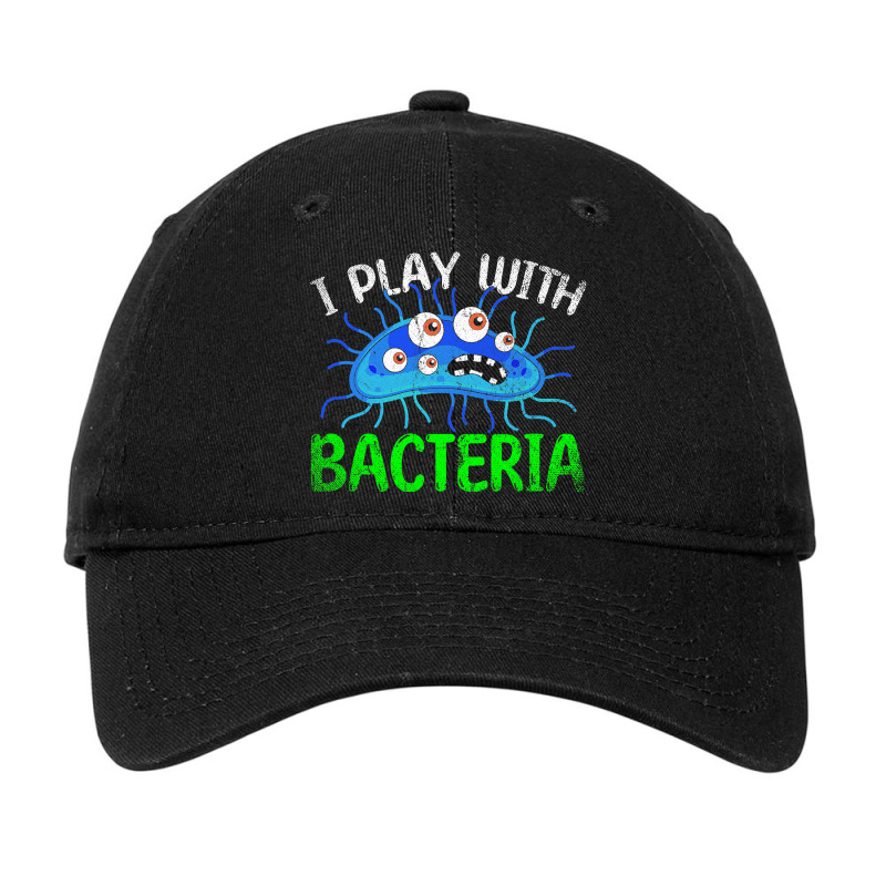 Funny Science Biology Microbiologist I Play With B Adjustable Cap | Artistshot