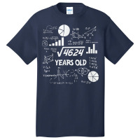 Birthday Square Root Math Problem Fun Calculation 68th T Shirt Basic T-shirt | Artistshot