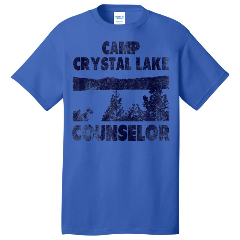 Camp Crystal Lake Counselor Silly Halloween Humor Basic T-shirt | Artistshot